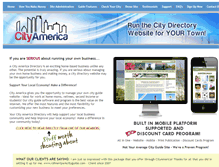 Tablet Screenshot of cityamerica.com